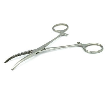 PINZA Hemostática CURVA 14 CM. "B" Rafael del campo